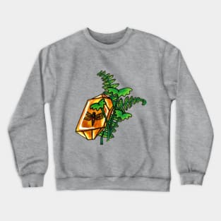 Dragonfly in Amber Crewneck Sweatshirt